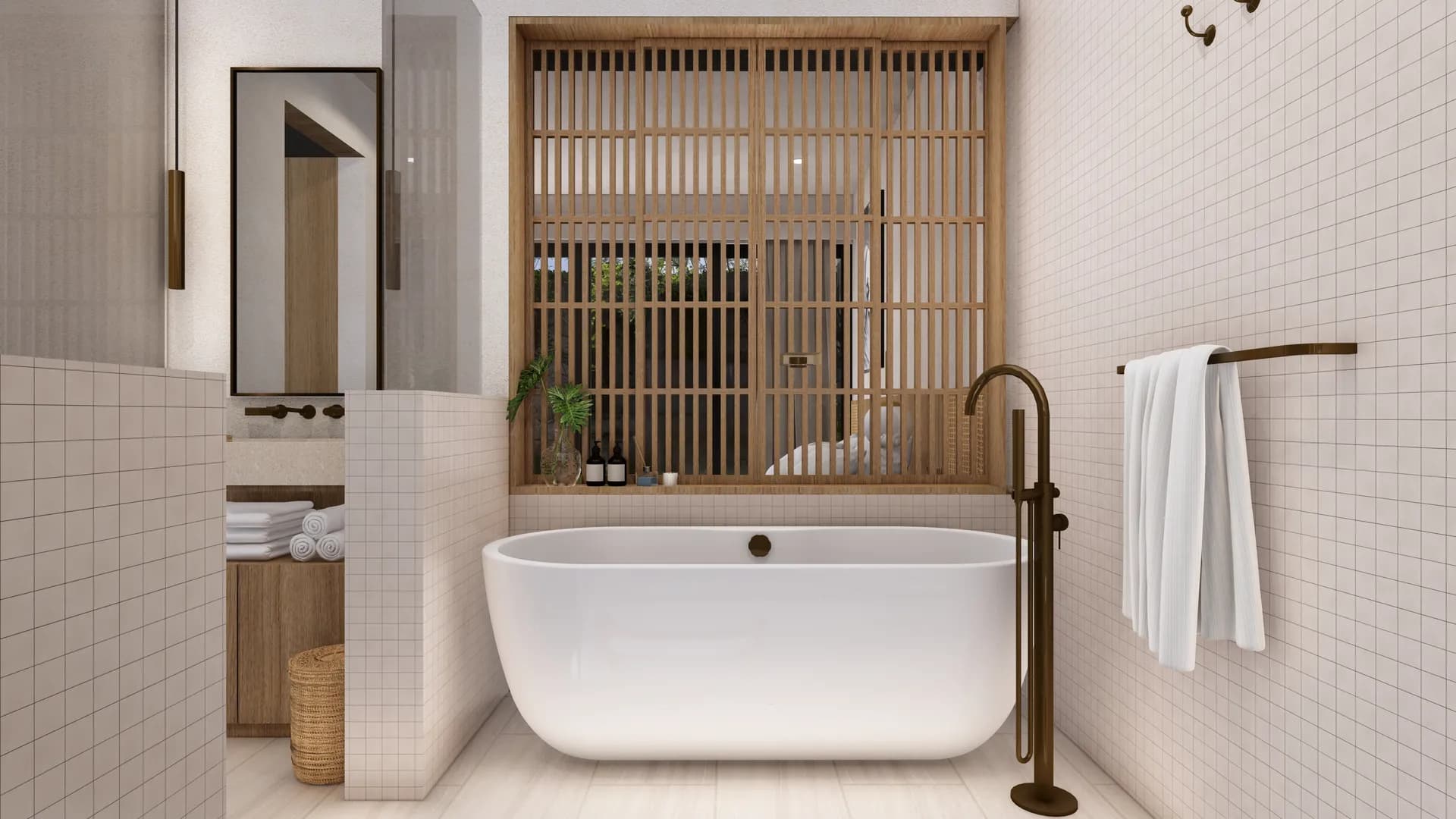 Bathroom with bathtub